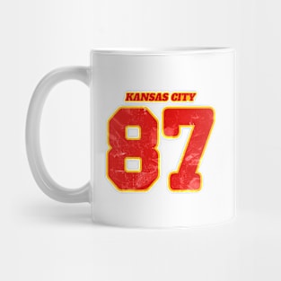 Kansas City 87 Number Swifties Football Mug